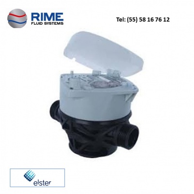 Medidor para agua potable chorro único ELSTER  modelo S150 de ½”