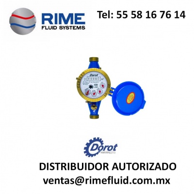 DOROT: MEDIDOR DE AGUA CHORRO MÚLTIPLE BRONCE