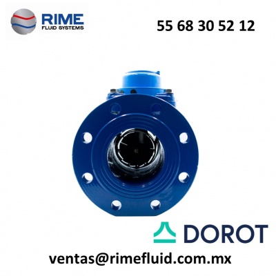 TURBINA- Medidor de flujo  para agua tipo turbina Woltman Mca. Dorot 16